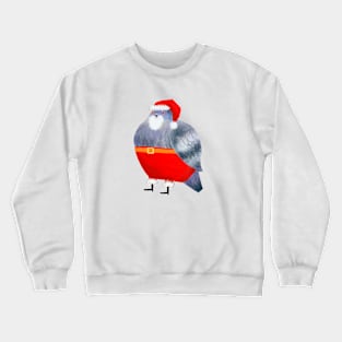 Pigeon Santa Claus Crewneck Sweatshirt